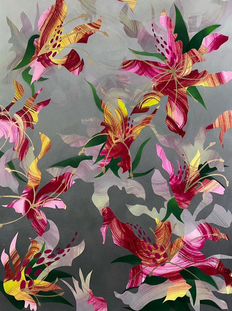 IRIS 30" X 40"