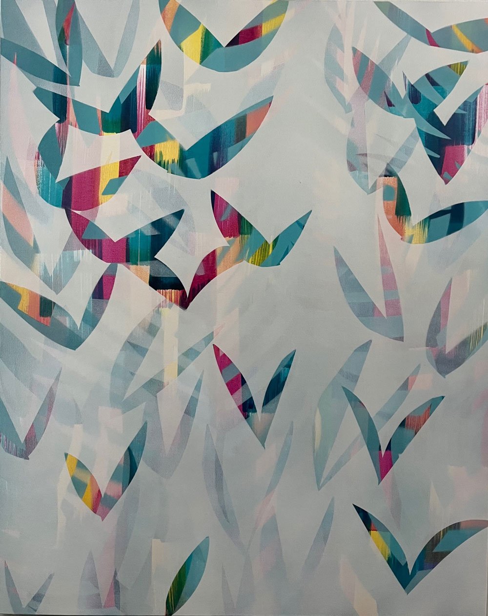 BIRDS 24" X 30"