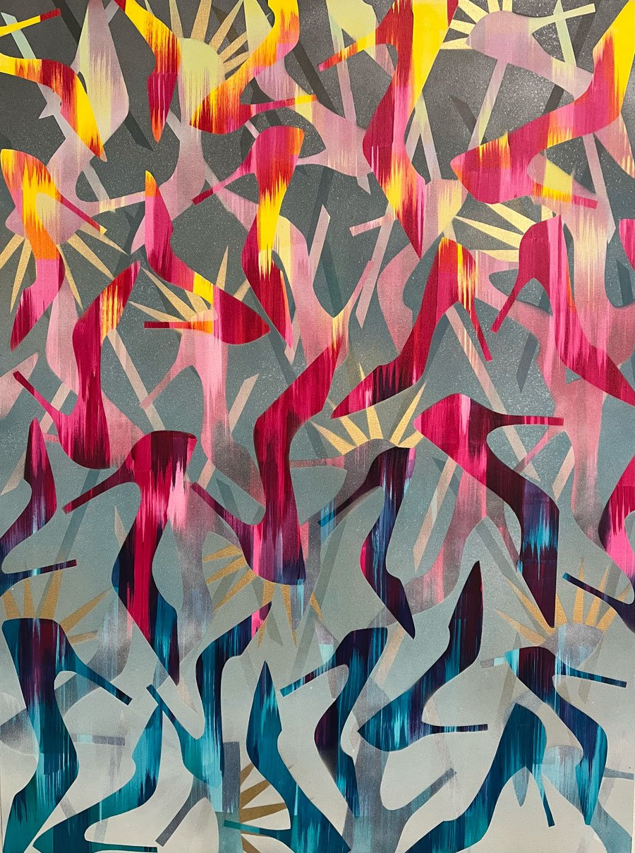 STILETTOS 30" X 40"