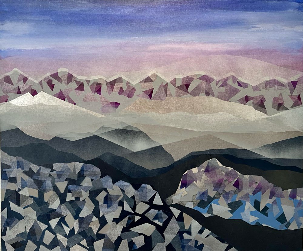 DIAMOND RIDGES 30" X 24"
