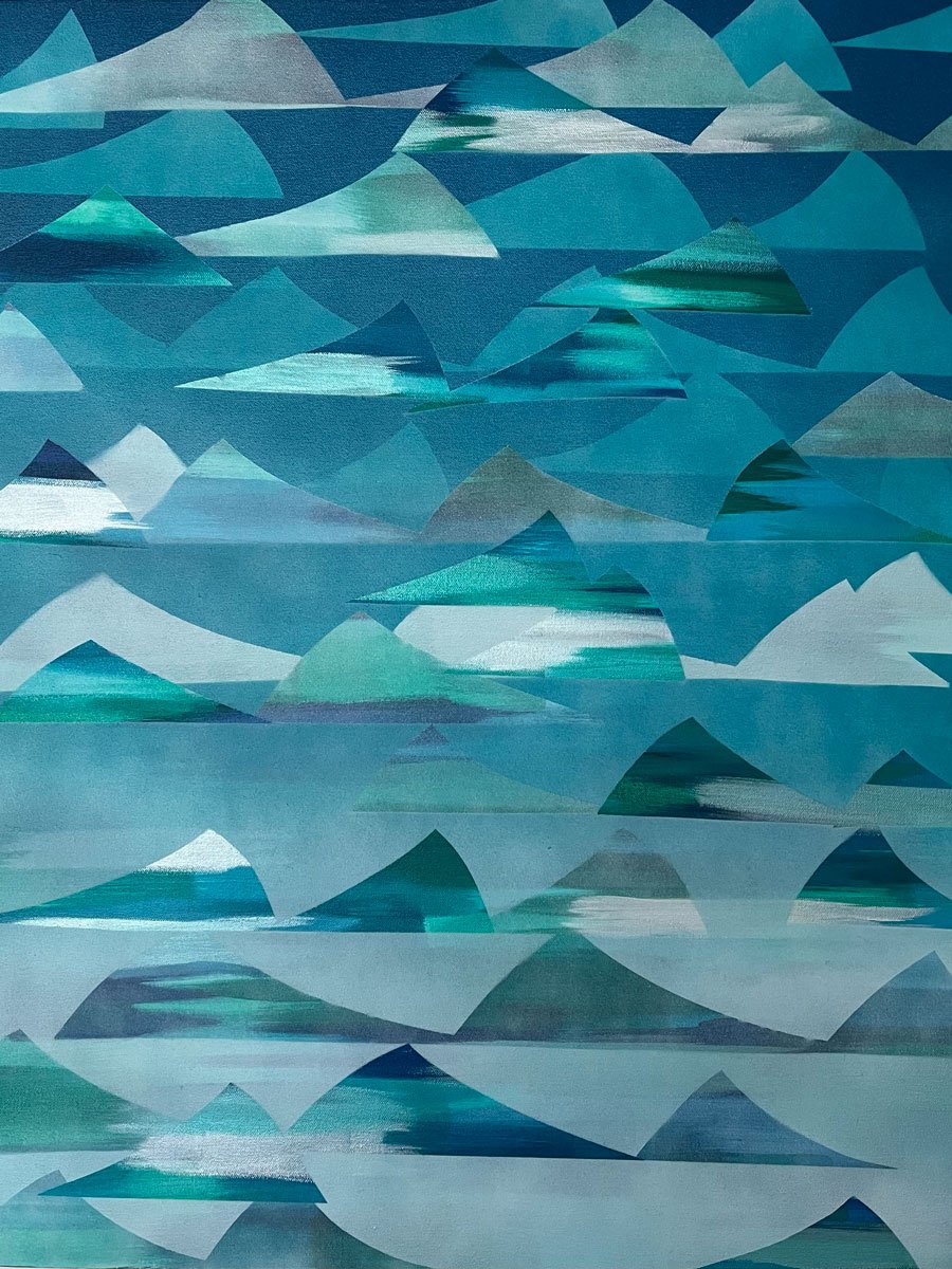MOUNTAIN CLOUDS 24" X 30"