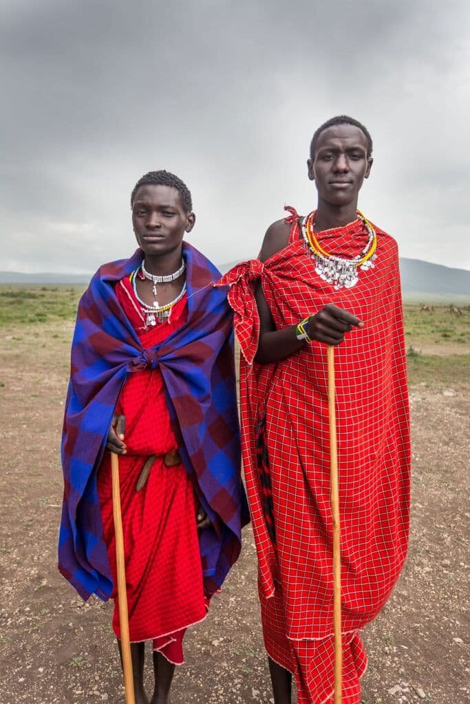 Maasai Shuka, Yellow Green Warrior Shuka, Plaid, Camping Blanket