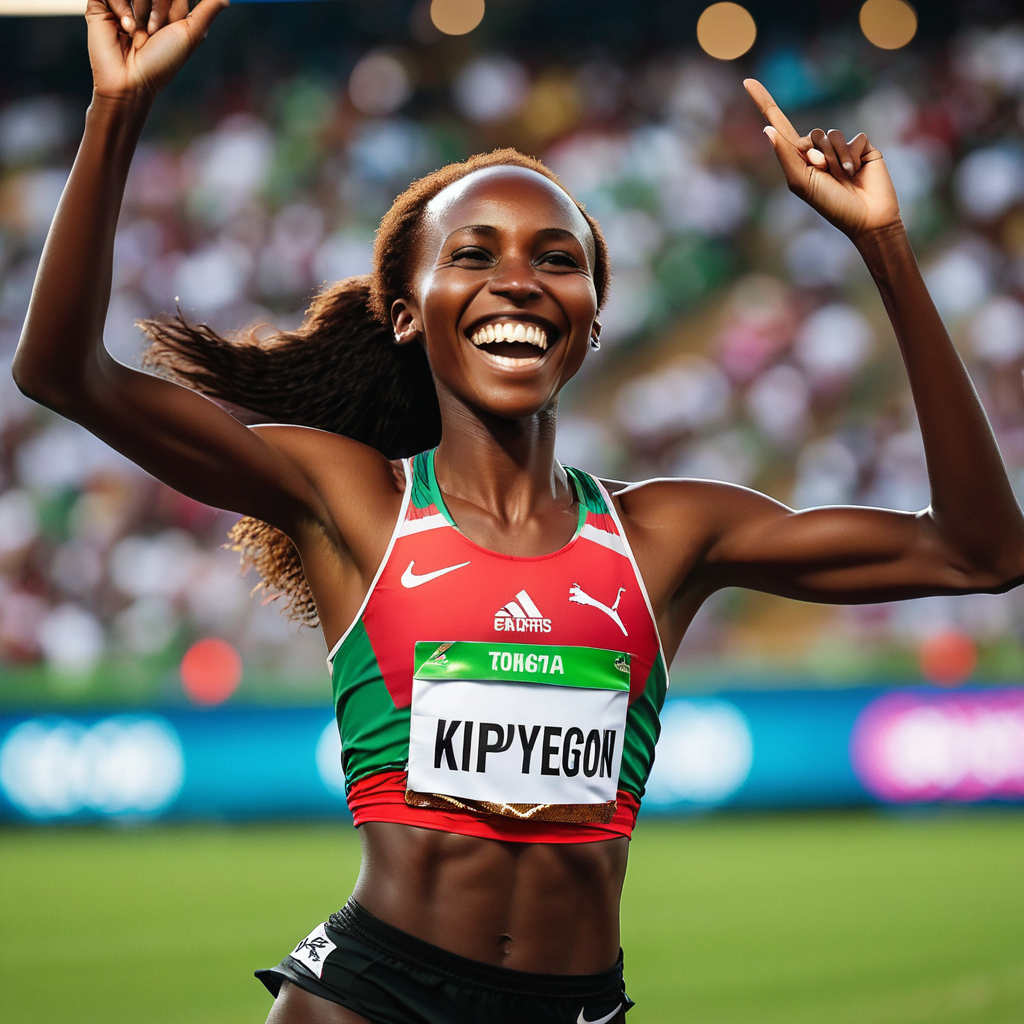 Black Olympic Legends Throughout History - Celebrating Black history - How Old Is Faith Kipyegon? Olympic Runner’s Age Revealed