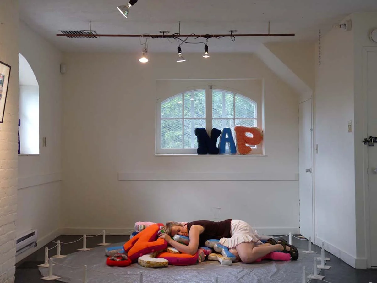  Text-ing as a public intervention at Blink Gallery, 2009 