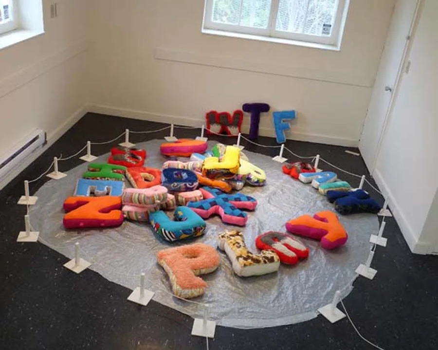  Text-ing as a public intervention at Blink Gallery, 2009 