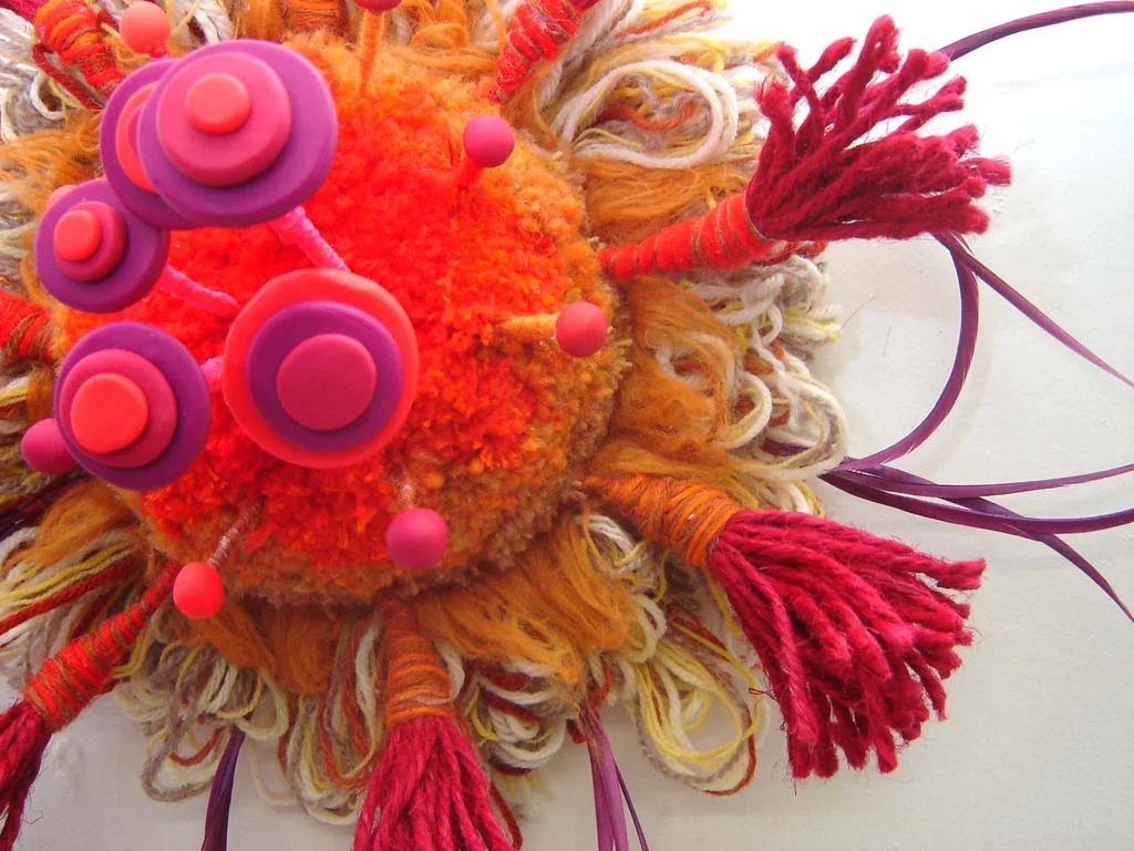 Red Pouffe (detail)