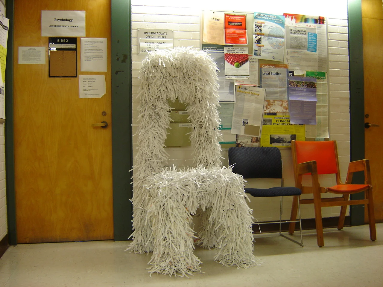  Table and Chairs [Of Knowledge] on the Carleton University Campus, 2005 