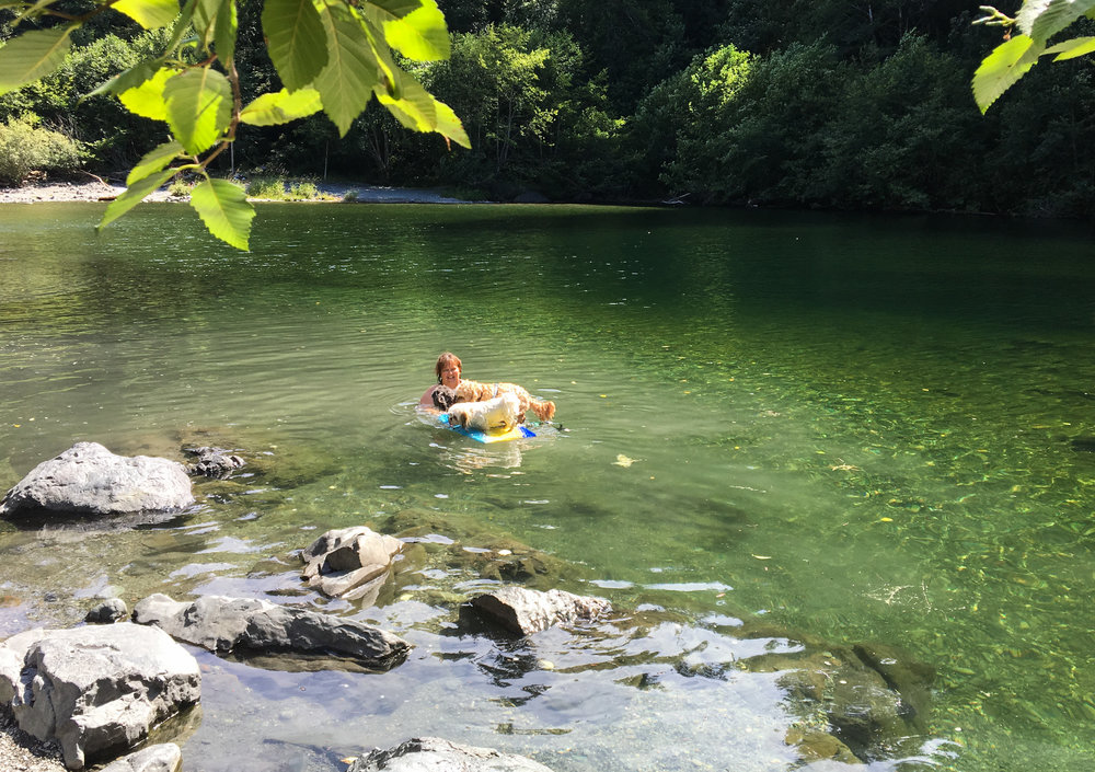 Sooke Potholes Swimming