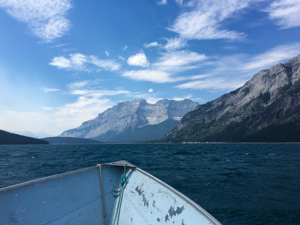 Lake Minnewanka Boating