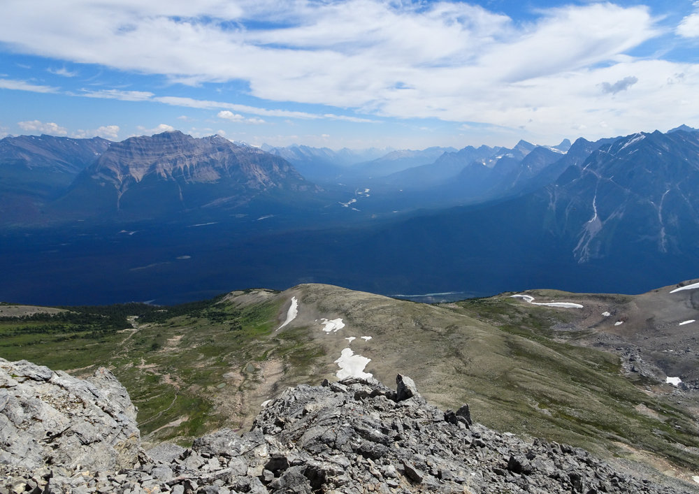 Summit of Edith Cavell Trail