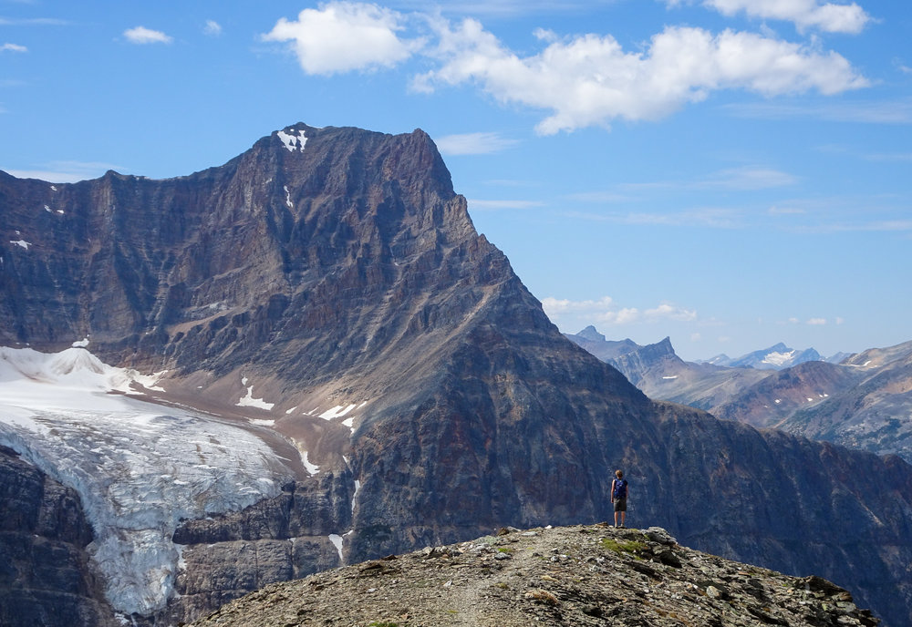 View of Angel Glacier from the Summit