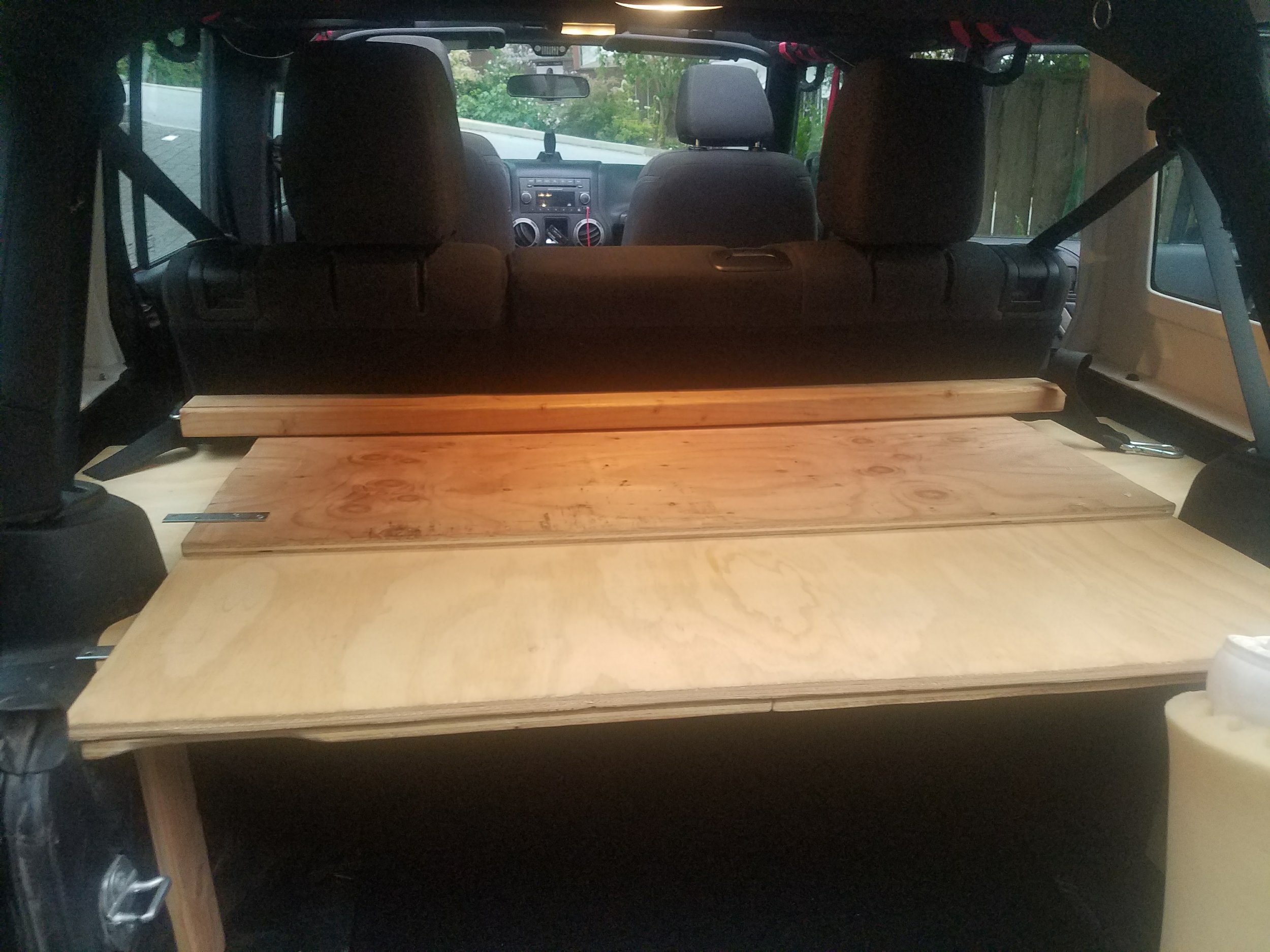 How to Build a Sleeping Platform in a Jeep Wrangler JKU — Adventures Kotli