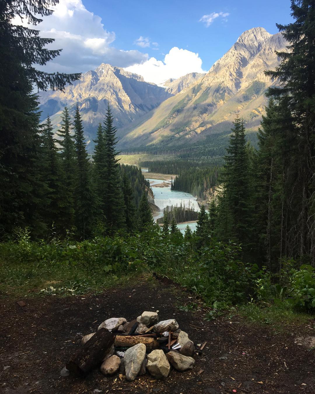 Wapta Falls Camping