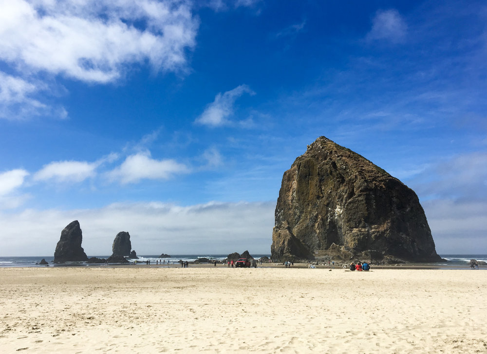 Haystack Rock in Cannon Beach