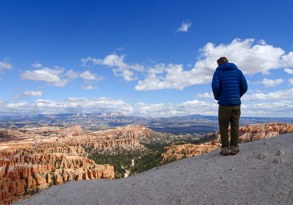 Looking down on Inspiration Point