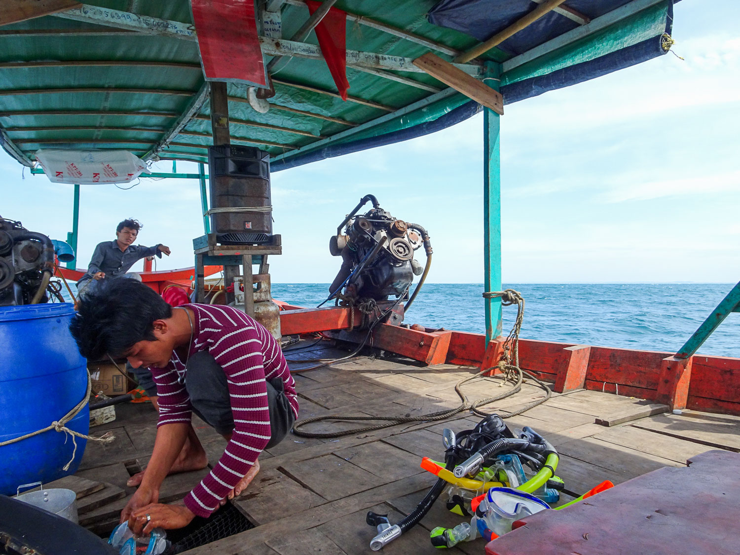 Getting Ready for Snorkling