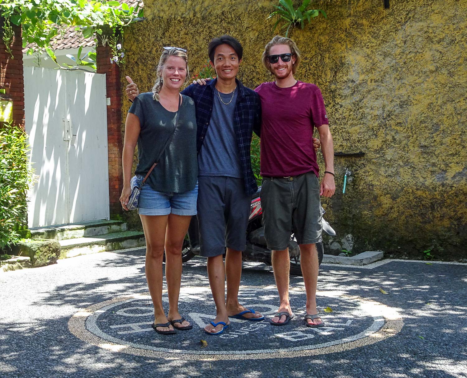 Derrick and I with Komang!