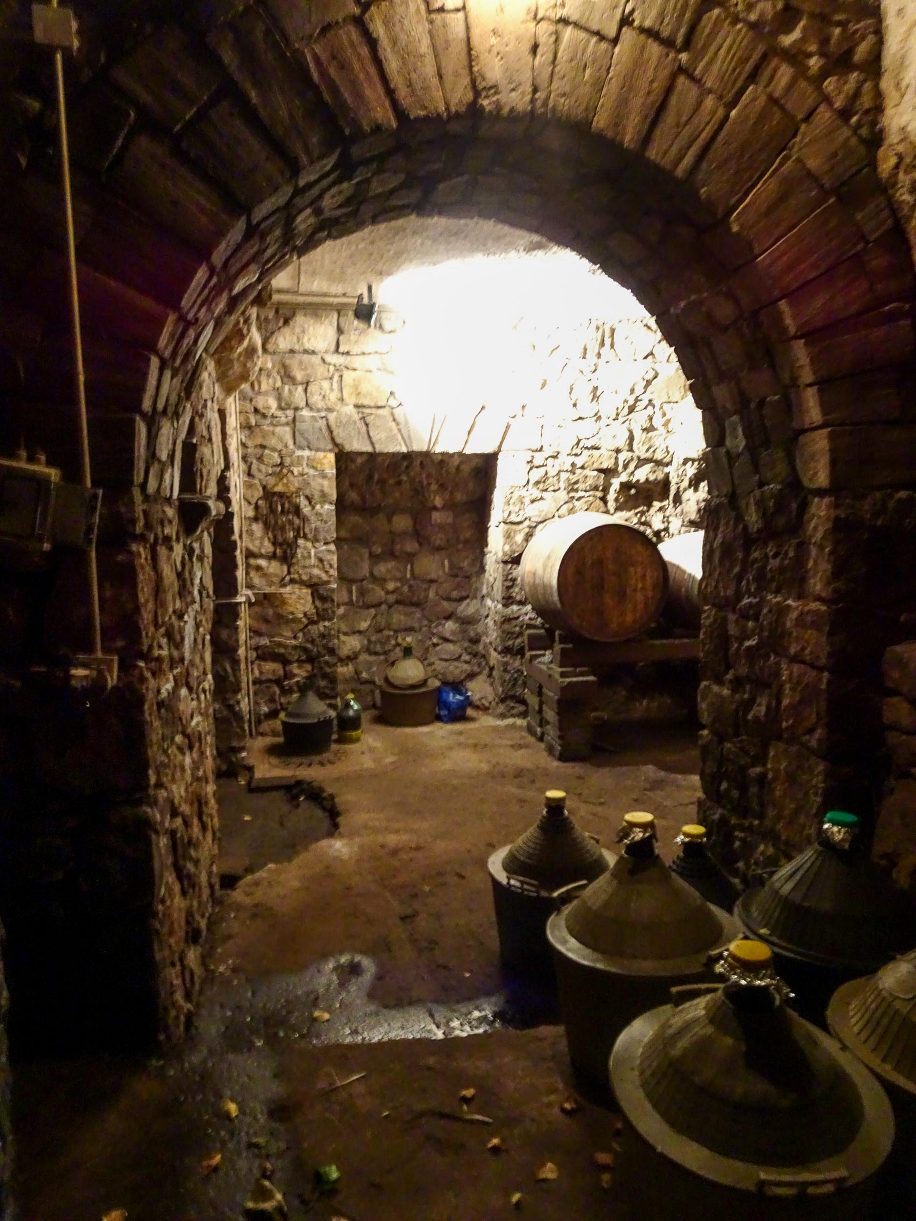 The wine cellar of Torre Ferrano