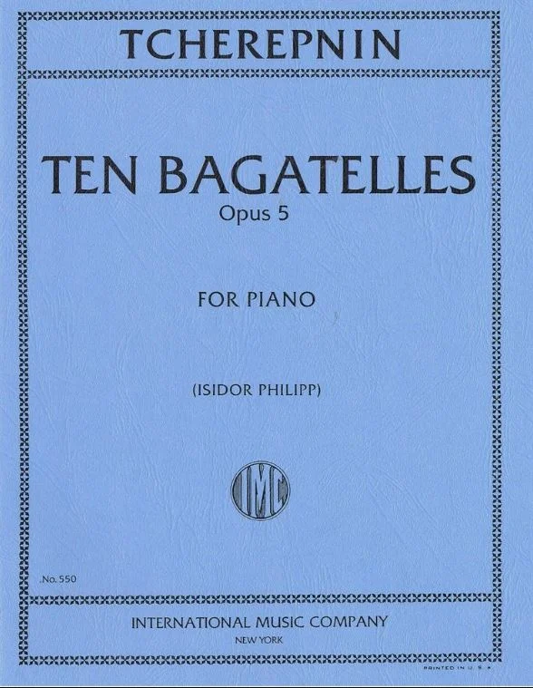 Ten Bagatelles Opus 5 for Piano IMC 550