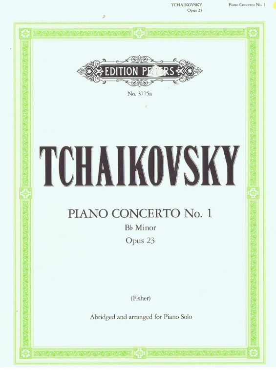 Tchaikovsky Piano Concerto No.1 Bb minor Opus 23 EP 3775a