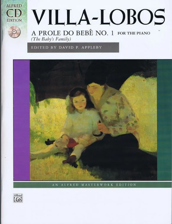 Villa-Lobos A prole Do Bebe No.1 Book with/without CD