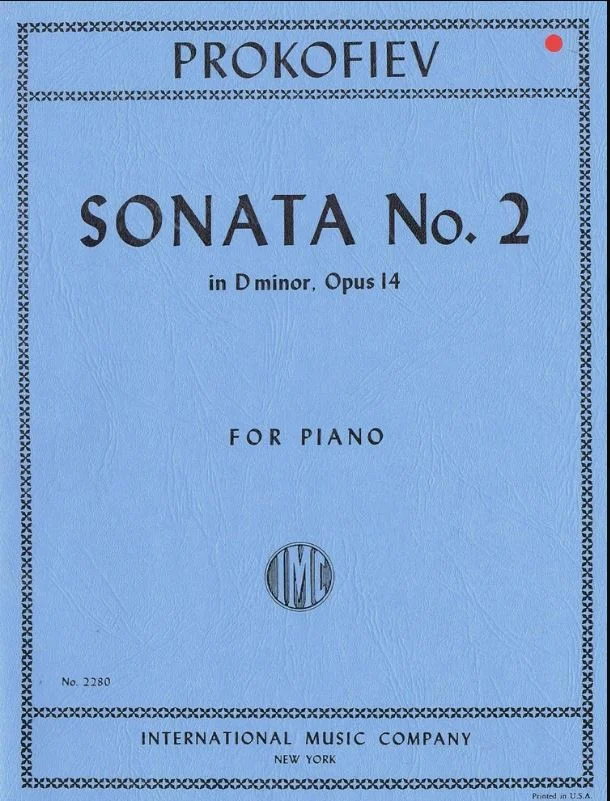 Prokofiev Sonata No. 2 in D minor, Opus 14 IMC 2280