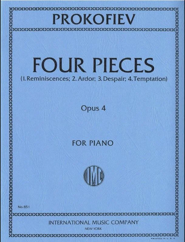 Prokofiev Four Pieces, Opus 4 IMC 851