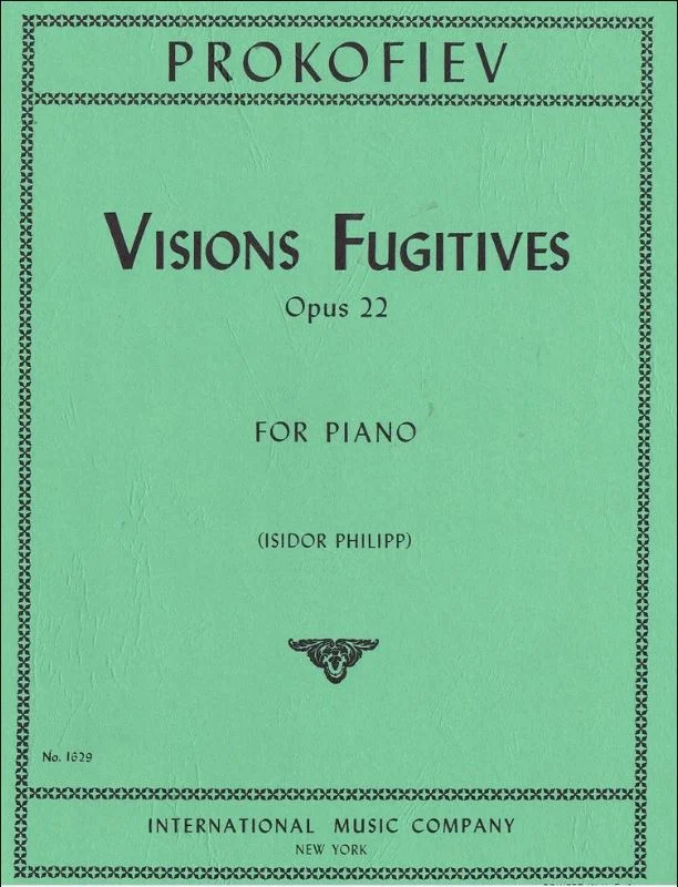 Prokofieff Visions Fugitives, Opus 22 IMC 1629