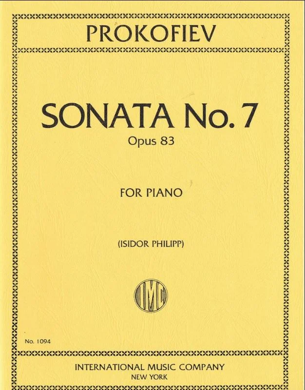 Prokofiev Sonata No.7 in B flat major, Opus 83 IMC 1094