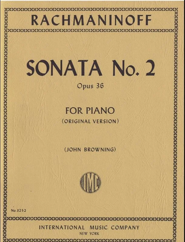Rachmaninoff Sonata No. 2 in B flat minor, Opus 36 (Original version) IMC 3252
