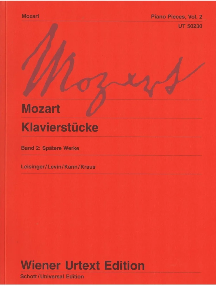 Mozart Piano Pieces Vol. 2 UT50230