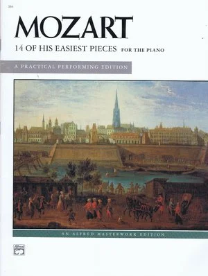 Mozart 14 of his easiest pieces for the piano Alfred 384