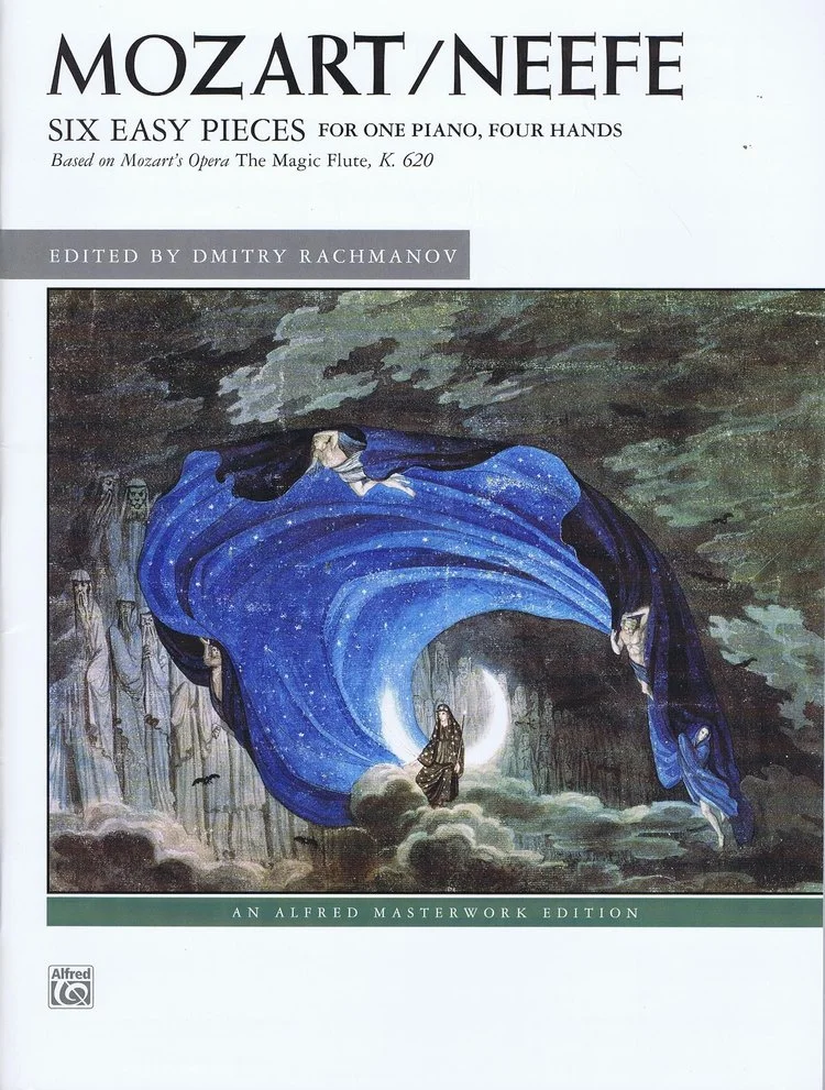 Mozart Six easy pieces for one Piano, Four hands Alfred 42659 