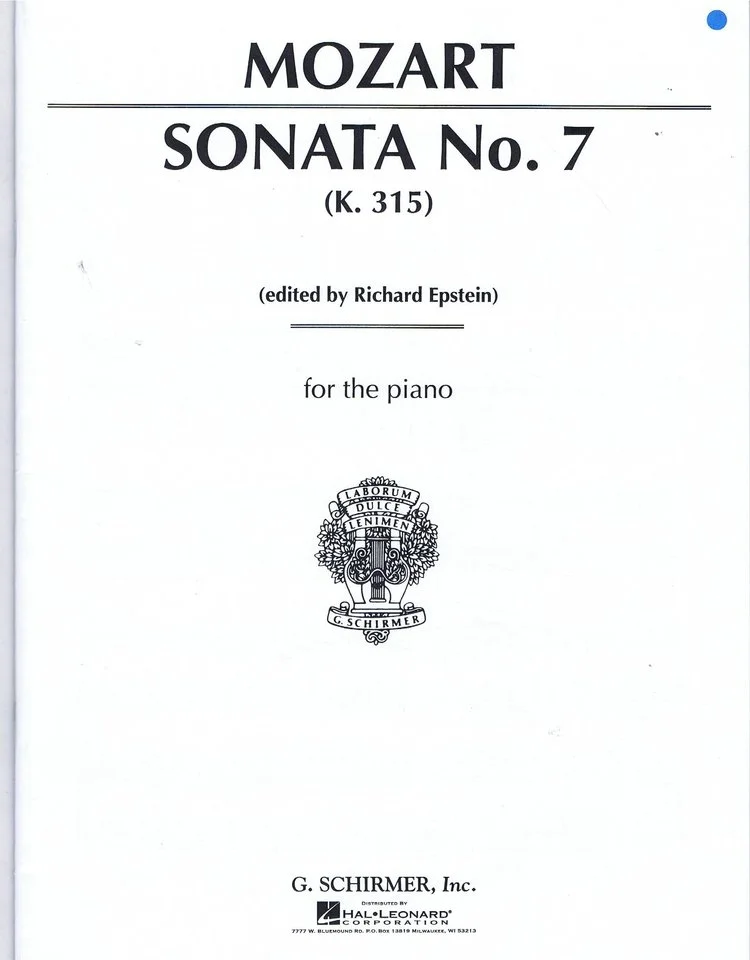 Mozart Sonata No. 7 in Bb Major K333 HL 50274130