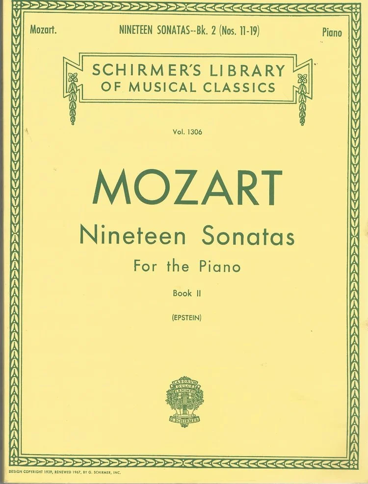 Mozart Nineteen Sonatas for the Piano Book II Vol.1306 HL 50258600