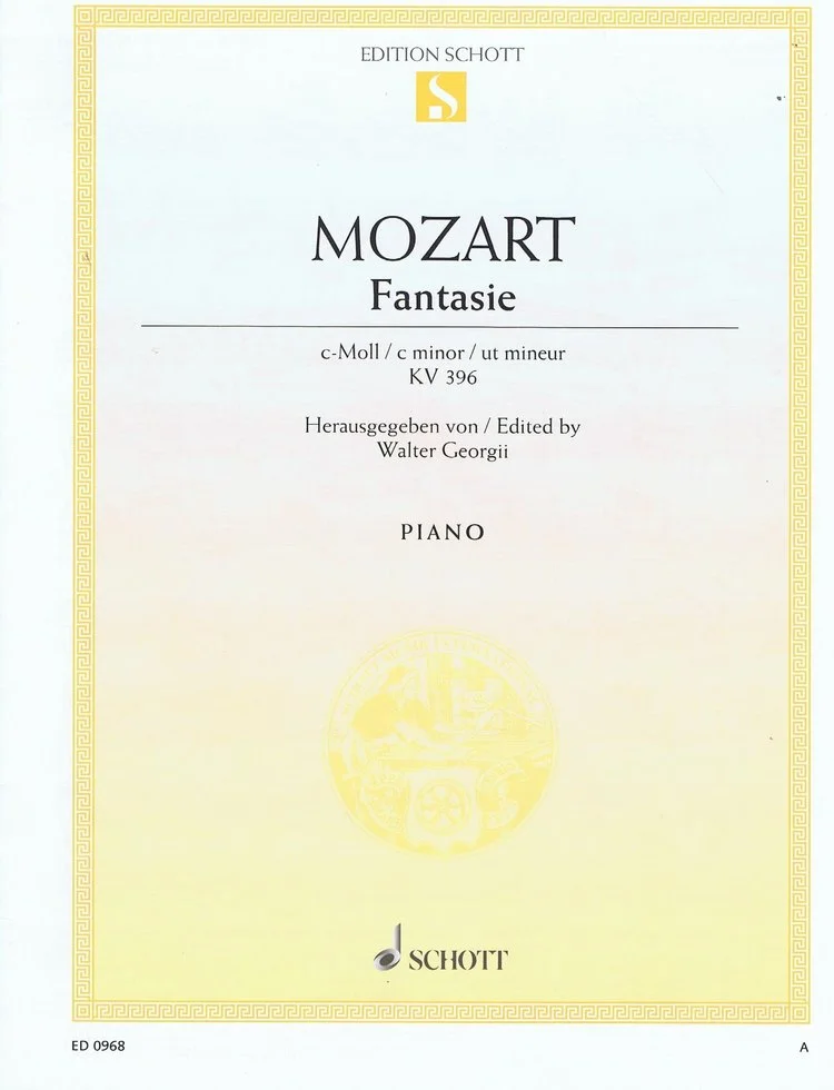 Mozart Fantasie C minor KV 396 HL 490019197
