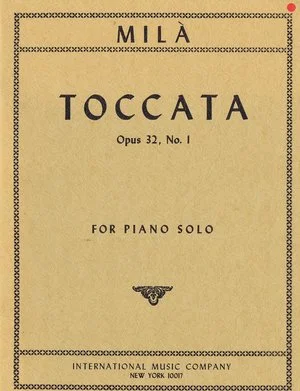 Mila Toccata, Opus 32, No. 1 IMC 2803