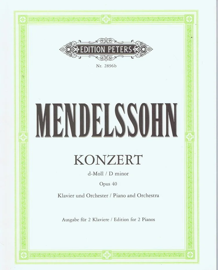 Mendelssohn Konzert D minor Opus 40 EP2896B