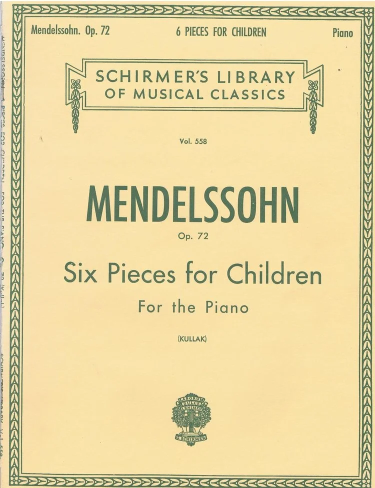 Mendelssohn 6 Pieces for Children, Op. 72 HL 50255560