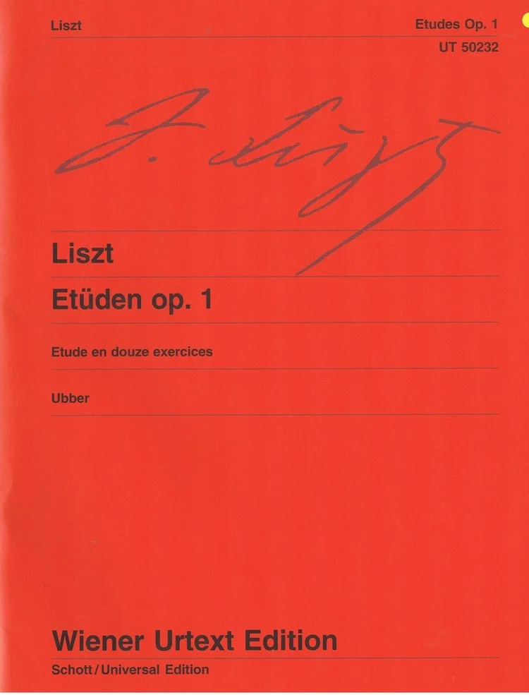 Liszt Etudes Op. 1 CF UT050232