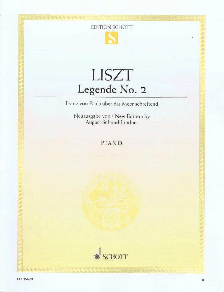 Liszt Legend No. 2 - Franz von Paula Walking Over the Sea HL 49008865