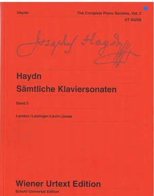 Haydn Samtliche Klaviersonaten Band 3 UT50258