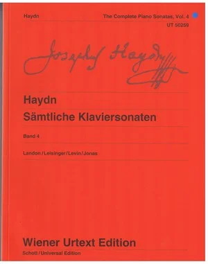 Haydn Complete Piano Sonatas Vol.4 UT50259