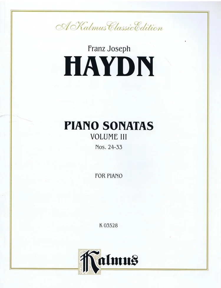 Haydn Piano Sonatas Volume III For Piano Alfred K 03528