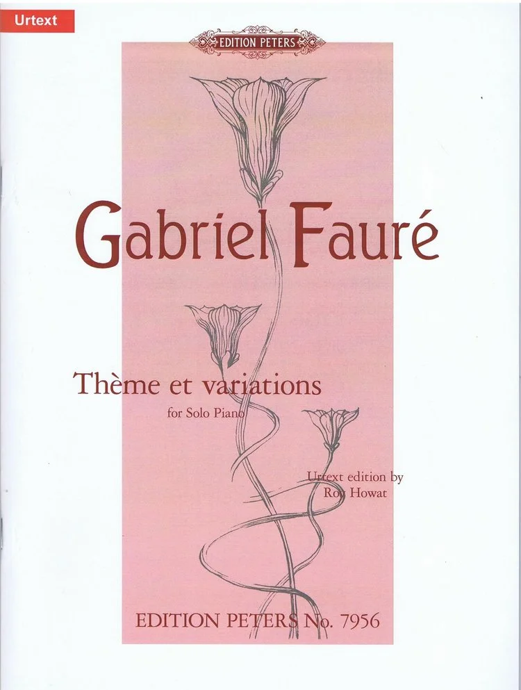 Faure Theme et Variations for Solos Piano EP7956