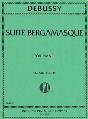 Debussy Suite Bergamasque for Piano IMC 2040