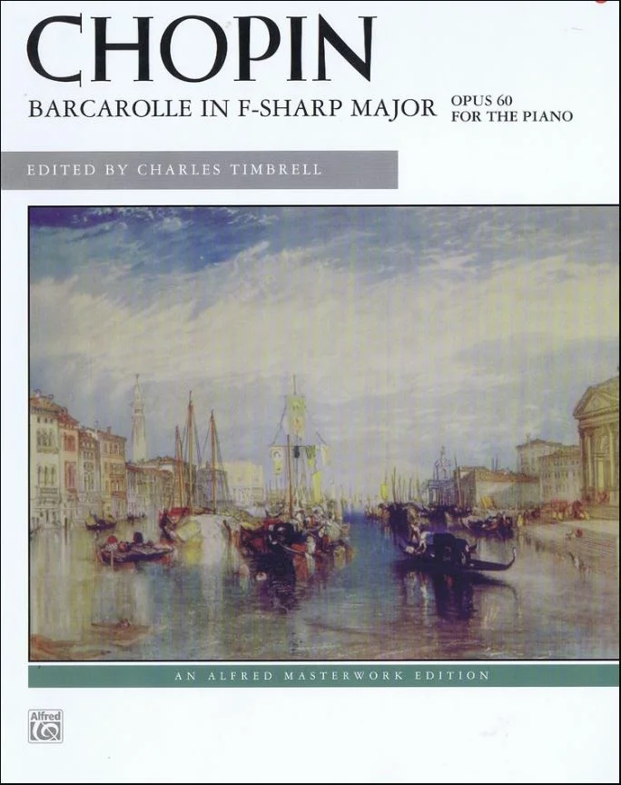 Chopin barcarolle in F-Sharp Major Op.60 Alfred 29109
