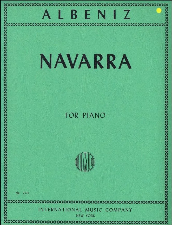 Albeniz Nvarra For Piano IMC 2374
