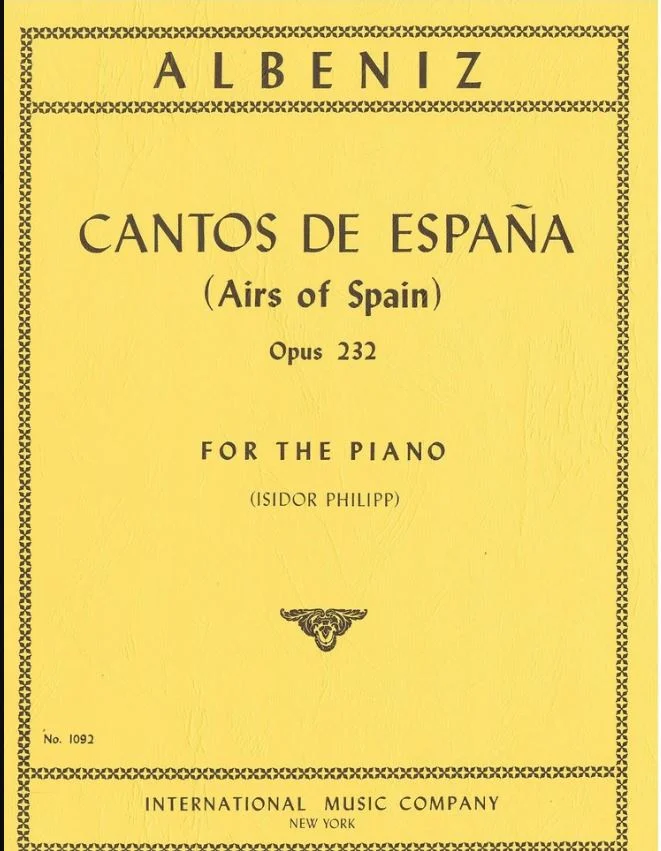 Albeniz Cantos De Espana(Airs of Spain) Opus 232 IMC 1092