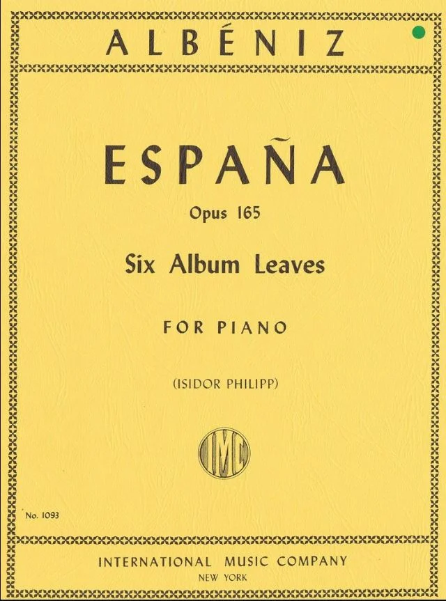 Albeniz Espana Opus 165 Six Album Leaves IMC 1093